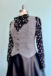 Selma Black and White Fitted Vest by Banned