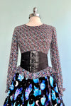 Floral Smocked Peplum Blouse by Molly Bracken