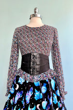Floral Smocked Peplum Blouse by Molly Bracken