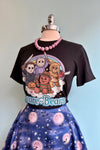 Bat and Moon Skater Skirt by Retrolicious