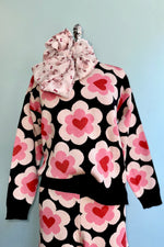 Heart Jacquard Sweater by Compania Fantastica