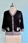 Moonlit Bats Embroidered Skye Cardigan by Miss Lulo