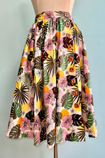 Benita Tropical 50's Skirt by Hell Bunny