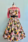 Benita Tropical Floral 50's Dress by Hell Bunny