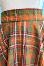Autumn Plaid Flannel Circle Skirt by Heart of Haute