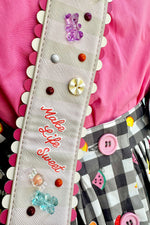The Old Sweet Shop Guitar Strap for Bags by Vendula London