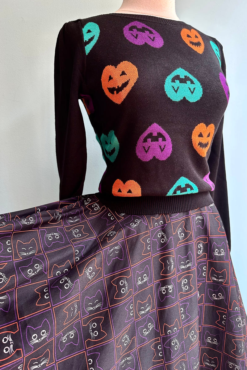 Heart Halloween Sweater by Banned