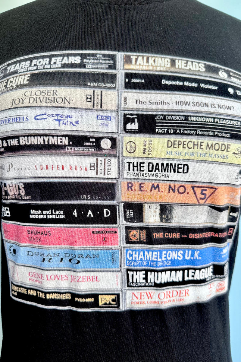 New Wave Cassette T-Shirt in Black