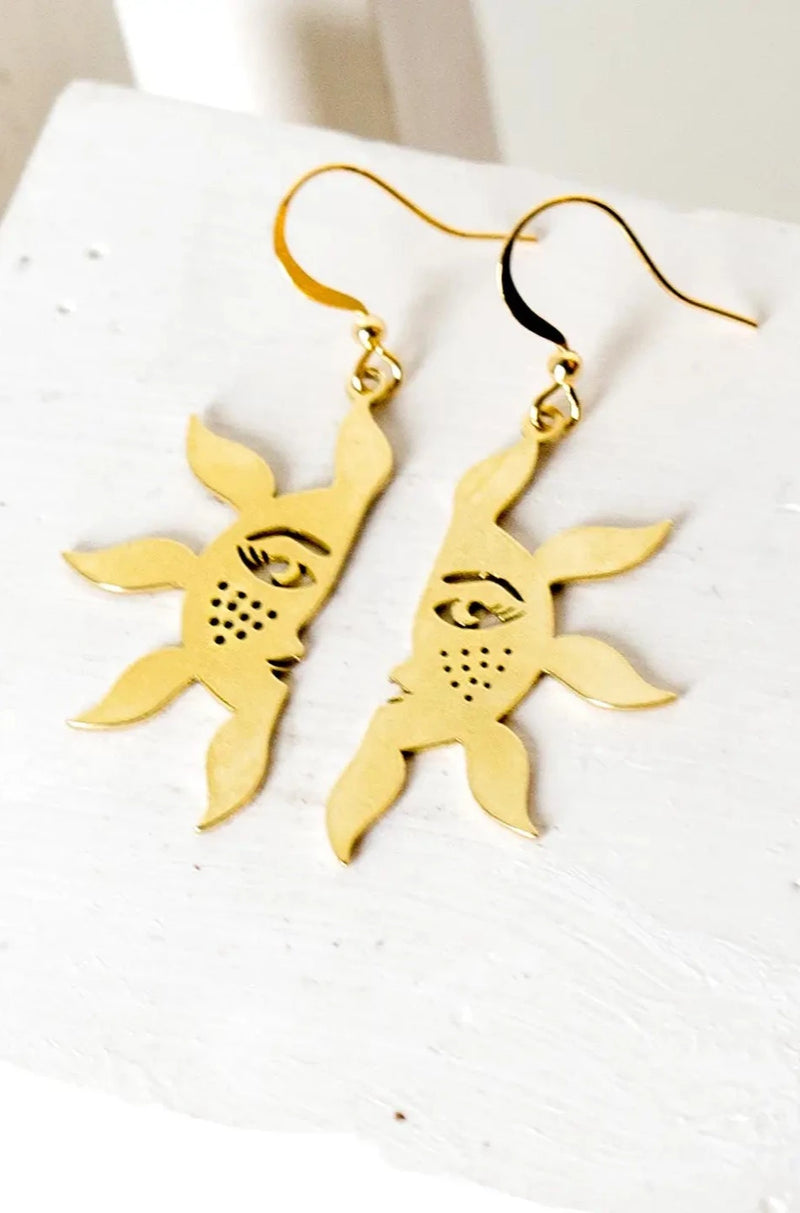 Sunny Side Earrings by Peter and June