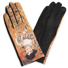 Lady in Gold Gloves