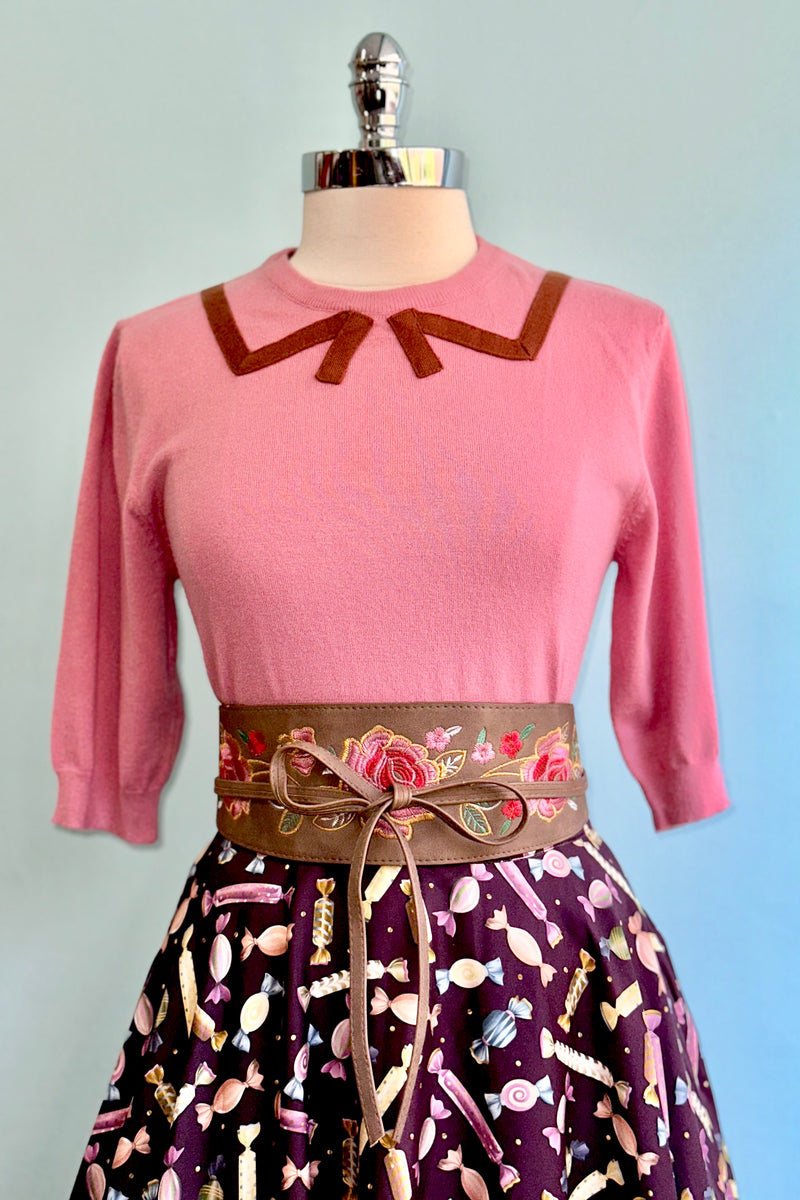 Purple Candy Circle Skirt by Banned