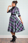 Manel Abalone Check Dress by Miss Candyfloss