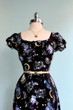 Moonlit Midi Dress by Hell Bunny