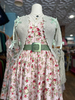 Pink Floral Lysandra Midi Dress by Timeless London