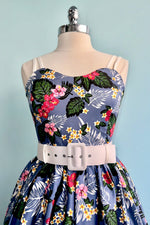 Jade Tropical Oasis Dress by Collectif