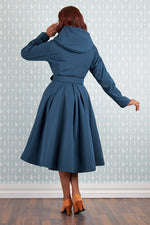 Loris-Lapis Water Repellant Coat by Miss Candyfloss