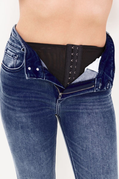 Skinny High Rise Corset Jeans by Artemis Vintage