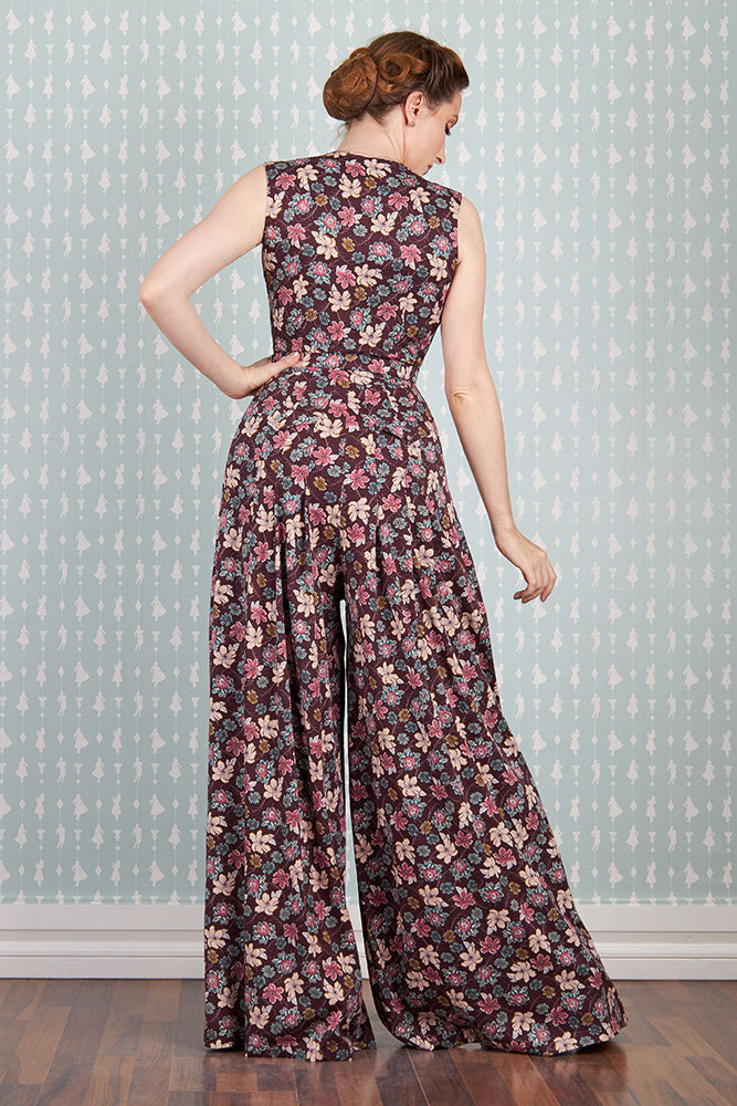 Zelene-Bo Floral Jumpsuit by Miss Candyfloss