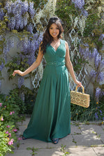 Zuzanne Gia Emerald Jumpsuit by Miss Candyfloss