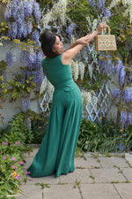 Zuzanne Gia Emerald Jumpsuit by Miss Candyfloss