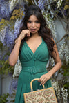 Zuzanne Gia Emerald Jumpsuit by Miss Candyfloss