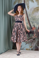 Kaylin-Lee Pink and Navy Dress by Miss Candyfloss