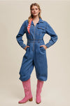 Denim Utility Jumpsuit