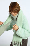 Mint Reversible Scarf by Molly Bracken