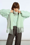 Mint Reversible Scarf by Molly Bracken