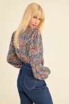 Ditsy Floral Long Sleeve Blouse by Lili Sidonio