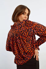 Graphic Voile Blouse by Lili Sidonio