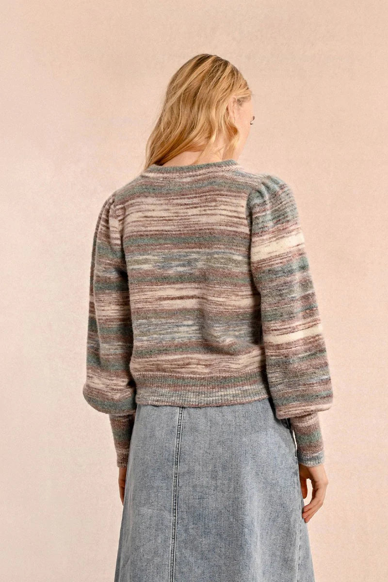 Pink Striped Sweater by Molly Bracken