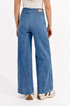 High Waisted Wide Leg Trouser Jeans by Molly Bracken