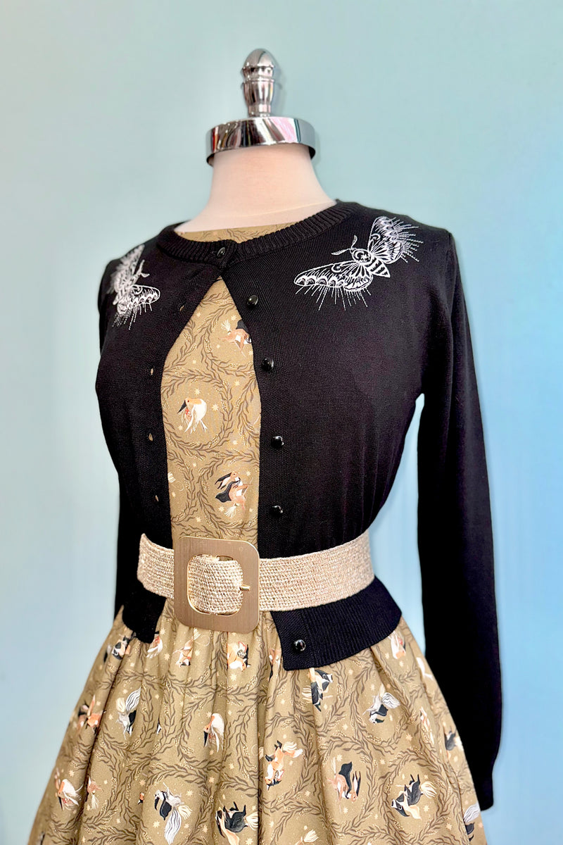 Flying Animals Midi Dress by Retrolicious