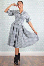 Cloe Minty Plaid Dress by Miss Candyfloss