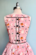 Pink Vintage Halloween Elizabeth Dress by Retrolicious