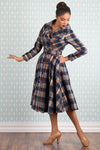 Eden Lee Flannel Plaid Dress by Miss Candyfloss
