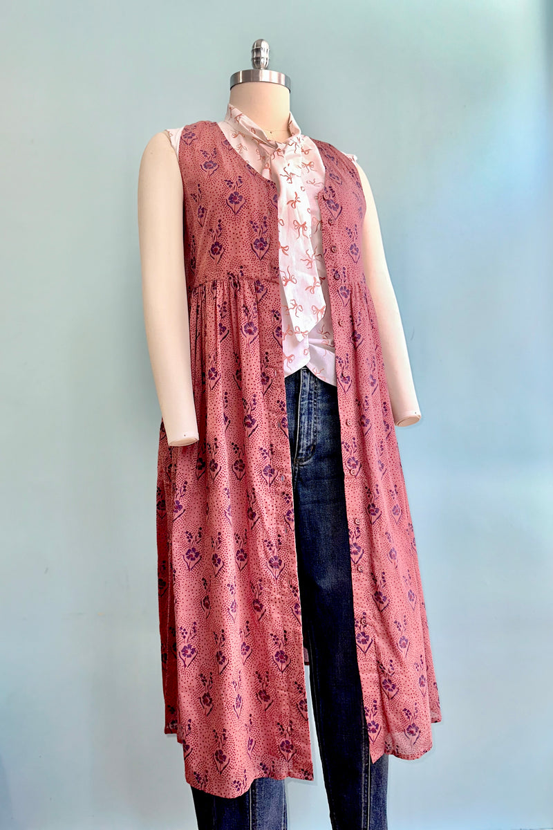 Olivia Midi Dress in Rose by Mata Traders