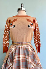 Deer Pullover Sweater