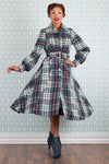 Fabia Lapise Tartan Coat by Miss Candyfloss