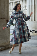 Fabia Lapise Tartan Coat by Miss Candyfloss