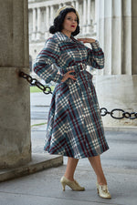 Fabia Lapise Tartan Coat by Miss Candyfloss