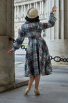 Fabia Lapise Tartan Coat by Miss Candyfloss