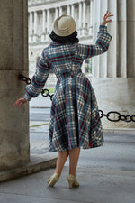 Fabia Lapise Tartan Coat by Miss Candyfloss