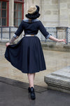 Griselda Lee Navy Plaid Dress by Miss Candyfloss