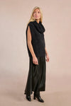 Black Sleeveless Cowl Neck Sweater by Molly Bracken