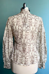 Off-White Bunny Toile Blouse by Banned