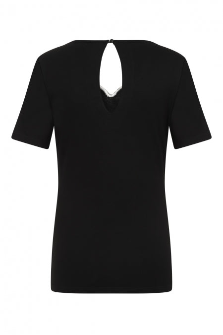 Skeleton Heart Jersey Top by Banned