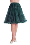 Dark Green Starlite Petticoat by Banned