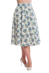 Wild Flower Circle Skirt by Banned